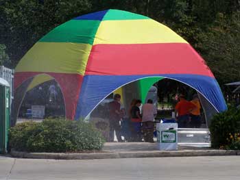Tent for Mechanical Bull Rental