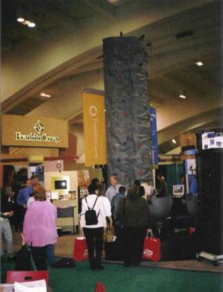 Rock Climbing Wall at Franklin-Covey Event